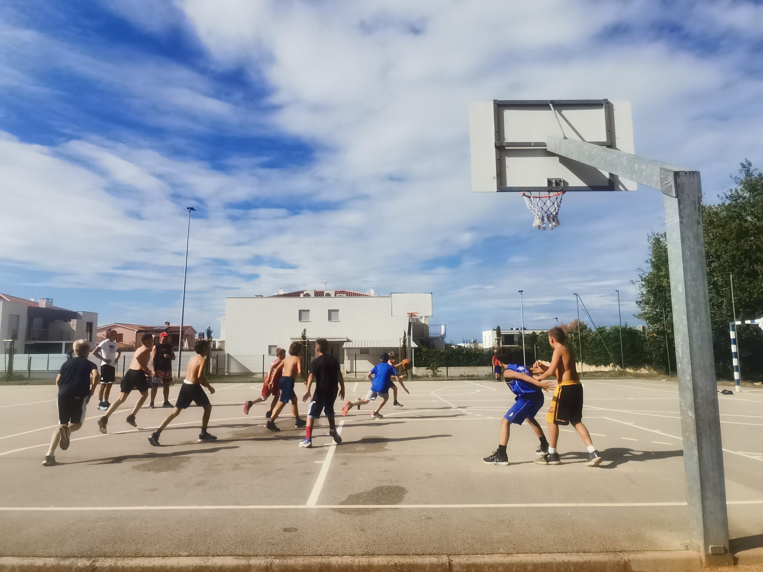 Najmlajši košarkarji na pripravah